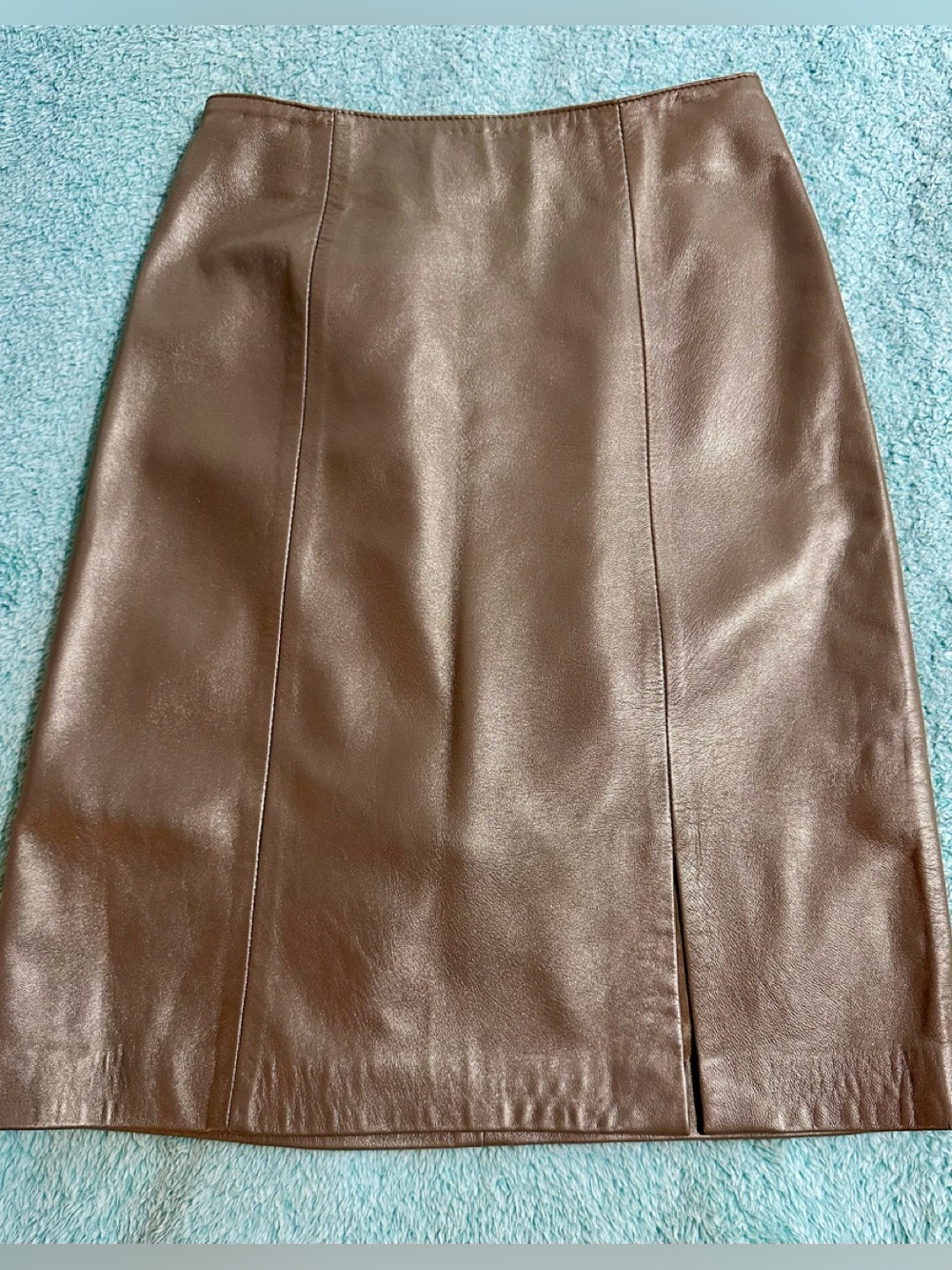 ISABEL * size 6 *  GENUINE LEATHER pencil skirt